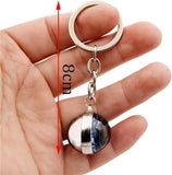 Zodiac Gemstone Keychain