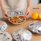 Food Cover Aluminum Foil Pack of 10