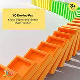 Train Toy Domino Set for Kids BPA Free Plastic with Sound Effects