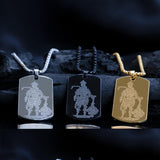 Hanuman Chalisha Pendant with Chain